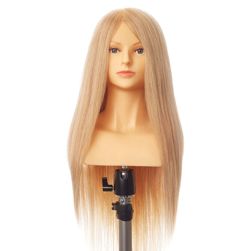 główka fryzjerska naturalna OMC Human Hair Long 60cm